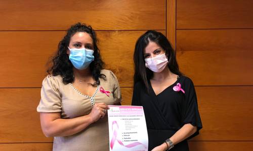 Imagen de El Cabildo y Ámate disponen un punto de información con motivo del Día Mundial contra el Cáncer de Mama